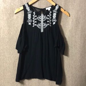 Charming Charlie Black Top